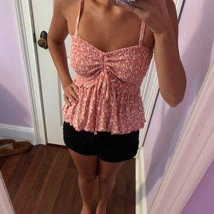 Cute pink floral top
